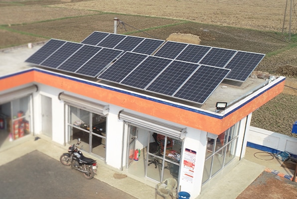 Solar powered petrol